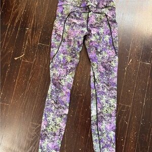 lululemon athletica Kids Leggings in Purple Floral